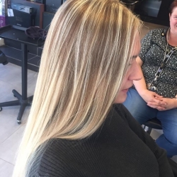 balayage glattet hår