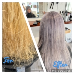 balayage sølv
