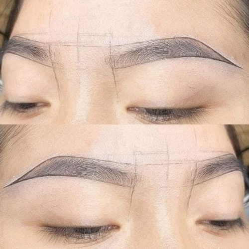optegning til permanent makeup